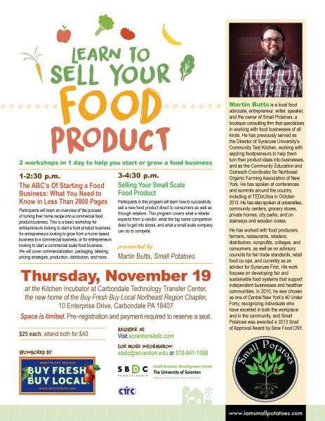 Sell Your Food Product 11-19